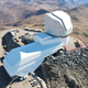 A drone photo shows the Vera Rubin Observatory under construction in Chile in July 2021.